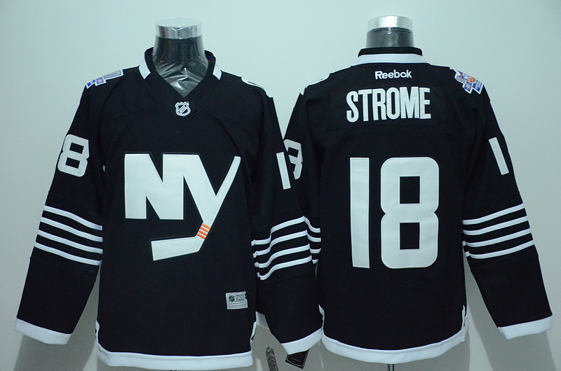 NHL New York Islanders #18 Strome Black Jersey