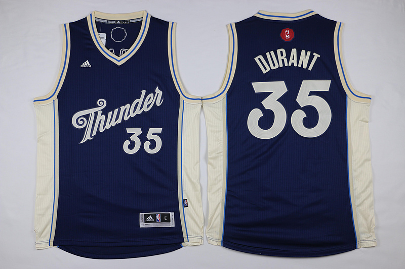 NBA Oklahoma City Thunder #35 Durant 2016 Christmas Jersey