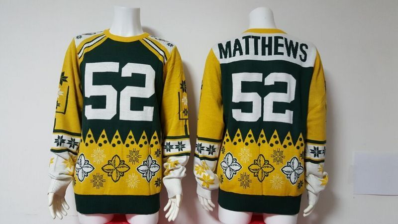 NFL Green Bay Packers #52 Matthews Sweater