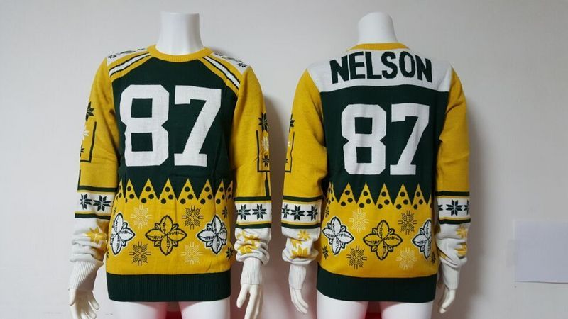 NFL Green Bay Packers #87 Nelson Sweater