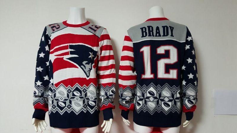 NFL New England Patriots #12 Brady Sweater