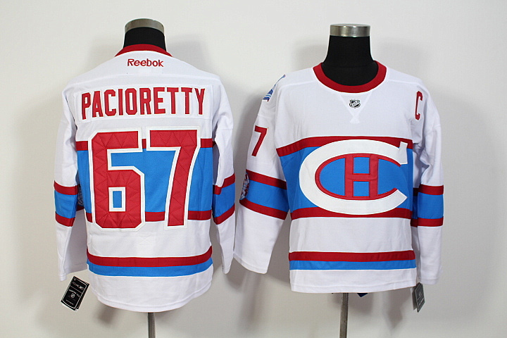 NHL Montreal Canadiens #67 Pacioretty White Classic 2016 Jersey