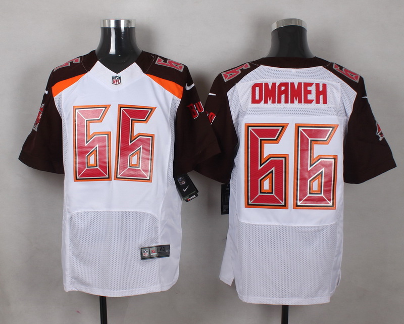 NFL Tampa Bay Buccaneers #66 Omameh White Elite Jersey