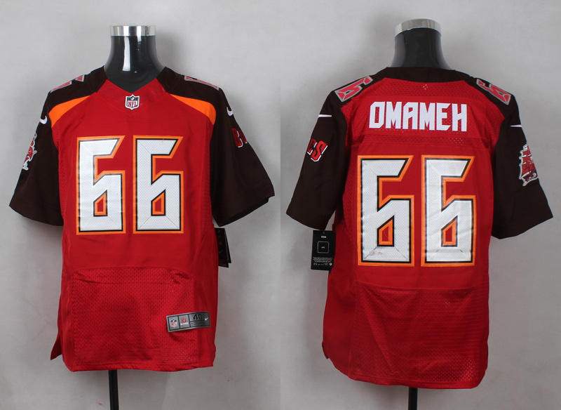 NFL Tampa Bay Buccaneers #66 Omameh Red Elite Jersey