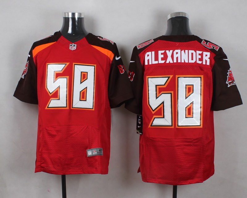 NFL Tampa Bay Buccaneers #58 Alexander Red Elite Jersey