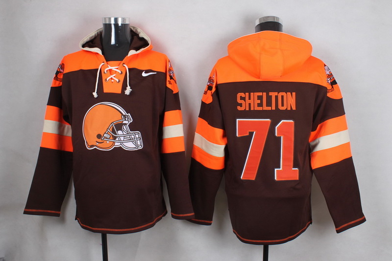 NFL Cleveland Browns #71 Shelton Brown Hoodie