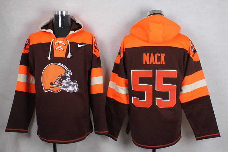 NFL Cleveland Browns #55 Mack Brown Hoodie