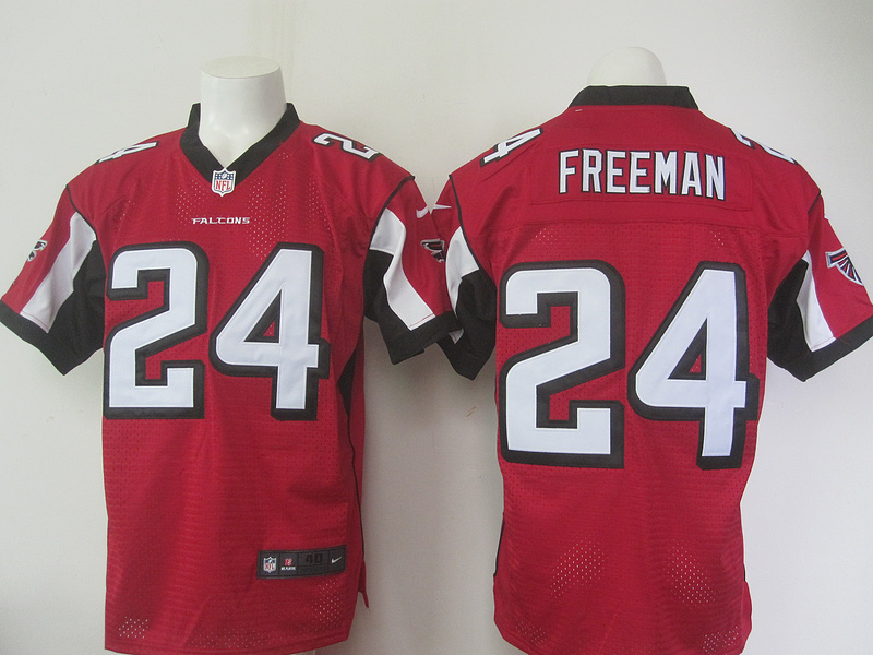 Nike Atlanta Falcons #24 Freeman Red Elite Jersey