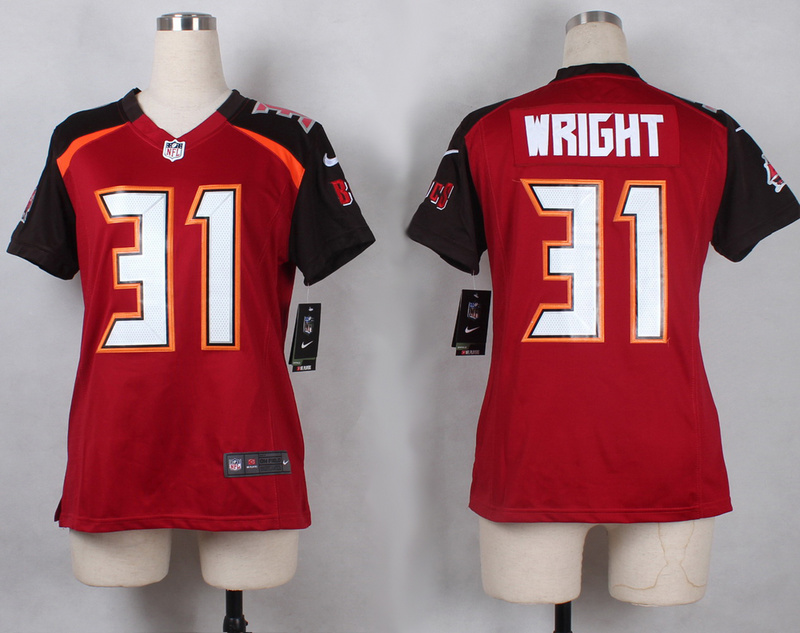 Women Nike Tampa Bay Buccaneers #31 Wright Red Limited Jersey