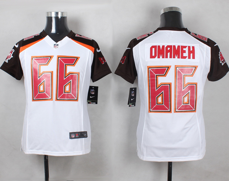 Youth Nike Tampa Bay Buccaneers #66 Dmameh White Limited Jersey