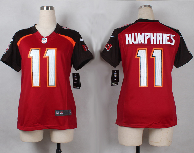 Women Nike Tampa Bay Buccaneers #11 Humphries Red Limited Jersey