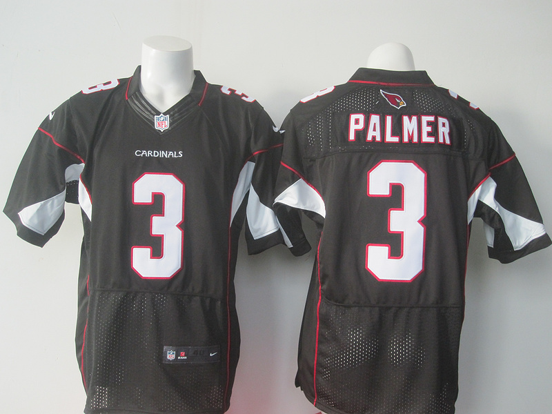 Nike Arizona Cardinals #3 Palmer Black Elite Jersey 