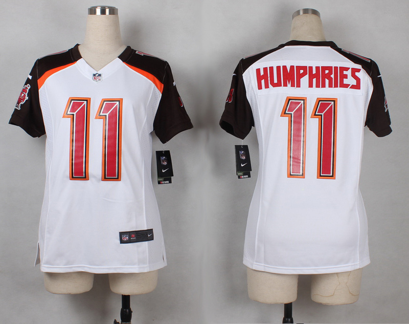 Women Nike Tampa Bay Buccaneers #11 Humphries White Limited Jersey