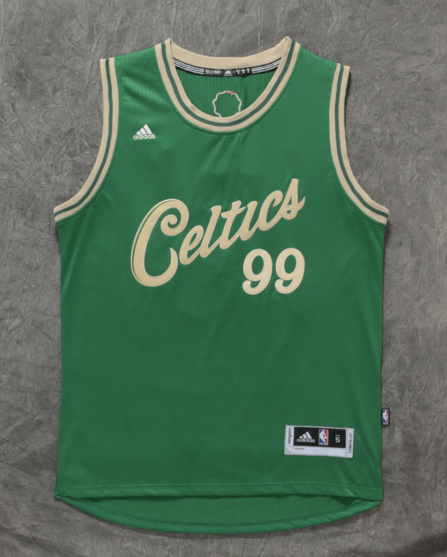 NBA Boston Celtics #99 Crowder Green 15-16 Christmas Jersey