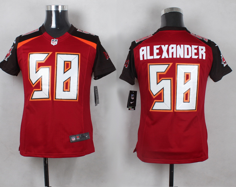 Youth Nike Tampa Bay Buccaneers #58 Alexander Red Limited Jersey