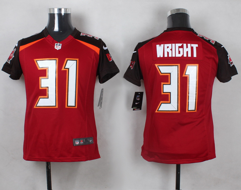 Youth Nike Tampa Bay Buccaneers #31 Wright Red Limited Jersey