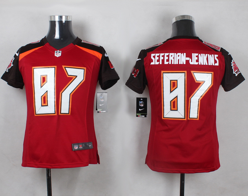 Youth Nike Tampa Bay Buccaneers #87 Seferian-Jenkins Red Limited Jersey