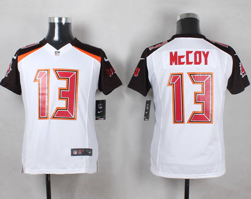 Youth Nike Tampa Bay Buccaneers #13 McCoy White Limited Jersey