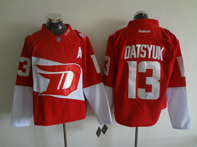 NHL Detroit Red Wings #13 Datsyuk Red 2016 Winter Stadium Series  Jersey
