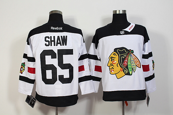 NHL Chicago Blackhawks #65 Shaw White Jersey