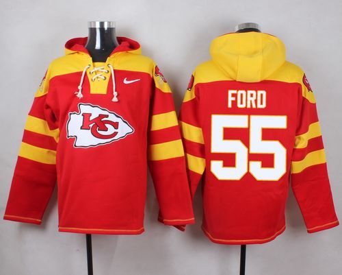 NFL Kansas City Chiefs #55 Ford Red Hoodie
