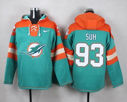 NFL Miami Dolphins #93 Suh Green Hoodie