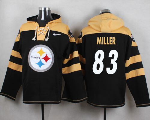 NFL Pittsburge Steelers #83 Miller Black Hoodie