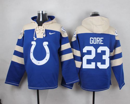 NFL Indianapolis Colts #23 Gore Blue Hoodie