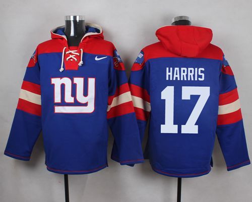 NFL New York Giants #17 Harris Blue Hoodie