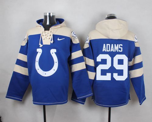 NFL Indianapolis Colts #29 Adams Blue Hoodie