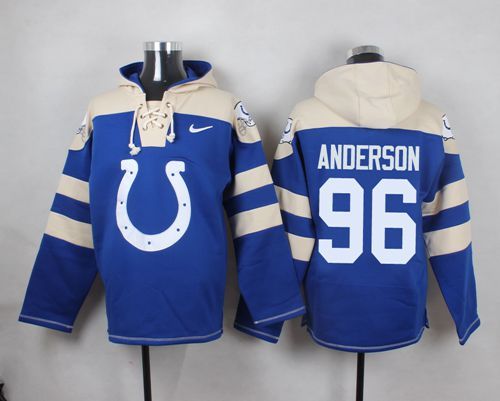 NFL Indianapolis Colts #96 Anderson Blue Hoodie