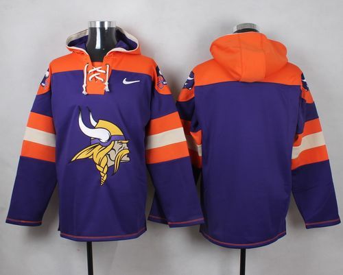 NFL Minnesota Vikings Blank Purple Hoodie