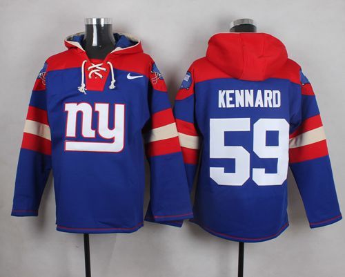 NFL New York Giants #59 Kennard Blue Hoodie