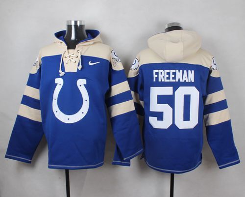 NFL Indianapolis Colts #50 Freeman Blue Hoodie