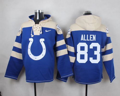 NFL Indianapolis Colts #83 Allen Blue Hoodie
