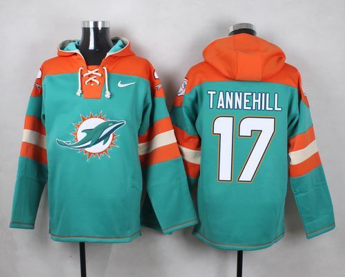 NFL Miami Dolphins #17 Tannehill Green Hoodie