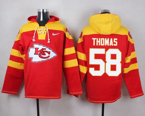NFL Kansas City Chiefs #58 Thomas Red Hoodie