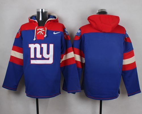 NFL New York Giants Blank Blue Hoodie