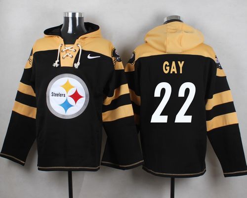 NFL Pittsburge Steelers #22 Gay Black Hoodie