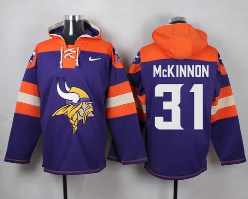 NFL Minnesota Vikings #31 McKINNON Purple Hoodie