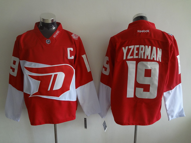 NHL Detroit Red Wings #19 Yzerman Red 2016 Winter Stadium Series Jersey