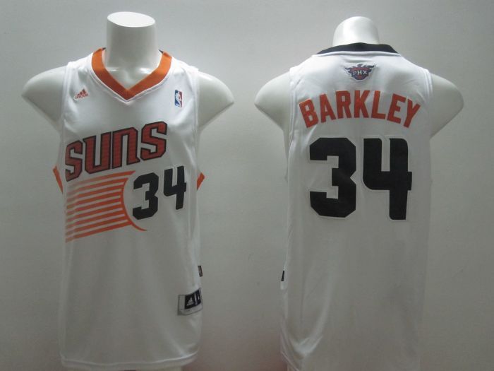 NBA Phoenix Suns #34 Barkley White Jersey