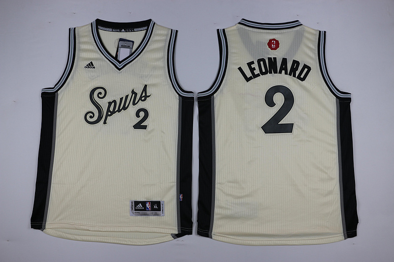 Youth NBA San Antonio Spurs #2 Leonard 15-16 Christmas Jersey