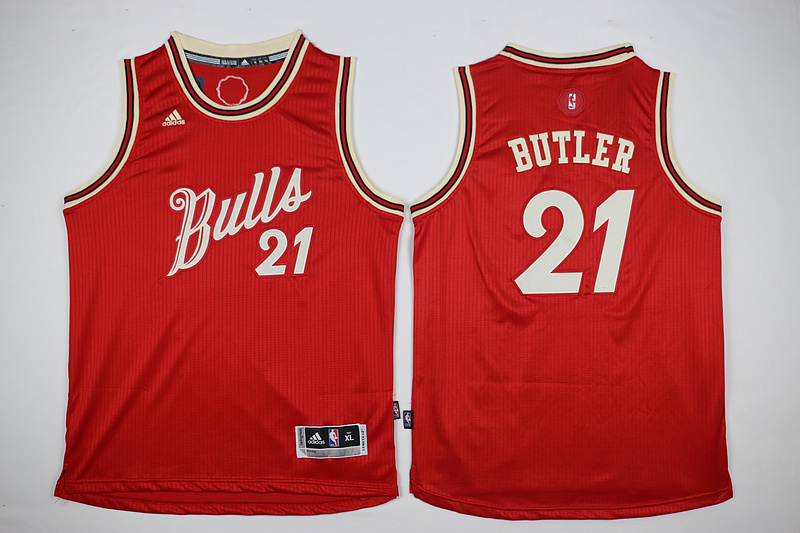 Youth NBA Chicago Bulls #21 Butler 15-16 Christmas Jersey