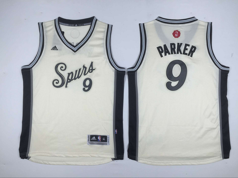Youth NBA San Antonio Spurs #9 Parker 15-16 Christmas Jersey