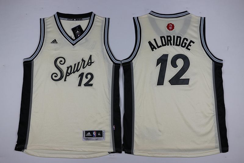 Youth NBA San Antonio Spurs #12 Aldridge 15-16 Christmas Jersey