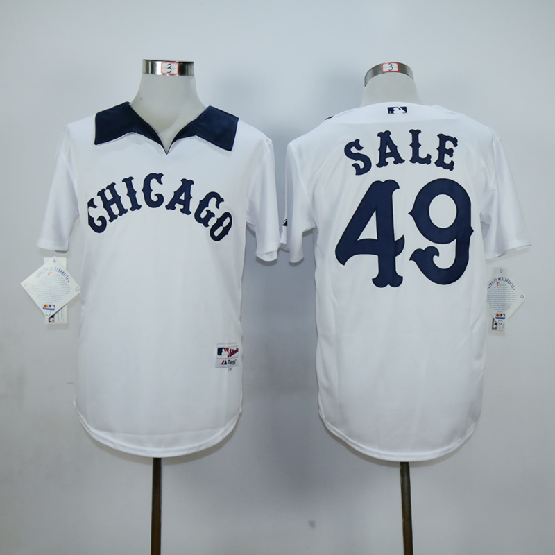 MLB Chicago White Sox #49 Sale 1976 Turn Back The Clock Jersey 