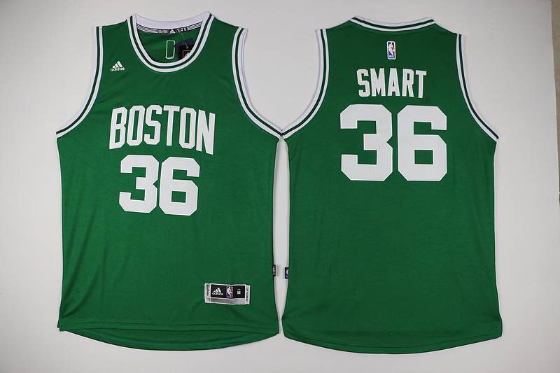 NBA Boston Celtics #36 Smart Green  Jersey