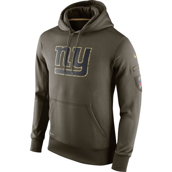 NFL New York Giants Green Salute To Service Hoodie