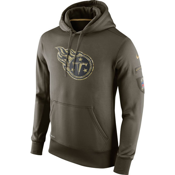 NFL Tennessee Titans Green Salute To Service Hoodie